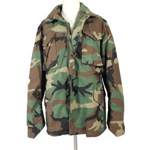 Centre Industries US Army A54 cold weather field coat men's Large Woodland camo